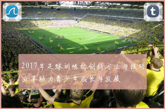 2017年足球训练的创新方法与技巧分享助力青少年成长与发展